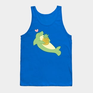 Shark Loves Pineapple Tank Top